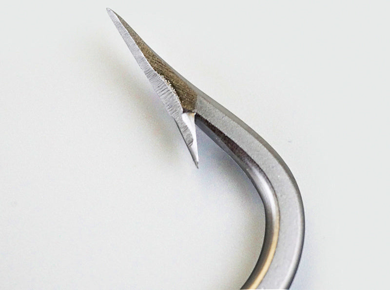 Stainless Steel Saltwater Hooks, Barbed, Sizes 5/0–20/0 – product photo
