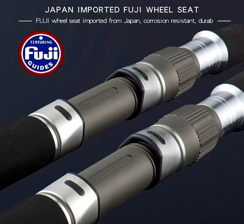 GT Popping Rod, 2-Piece Boat Rod, 2.28–2.58 m (7.5–8.5 ft) – product photo