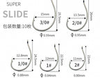 Wacky Worm Hooks, Barbed Single Hook, Size 2–3/0, 10 Pack – product photo
