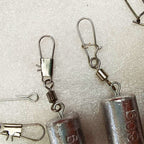 Bullet Sinker with Double Ring, 5–300 g (0.18–10.6 oz) – product photo