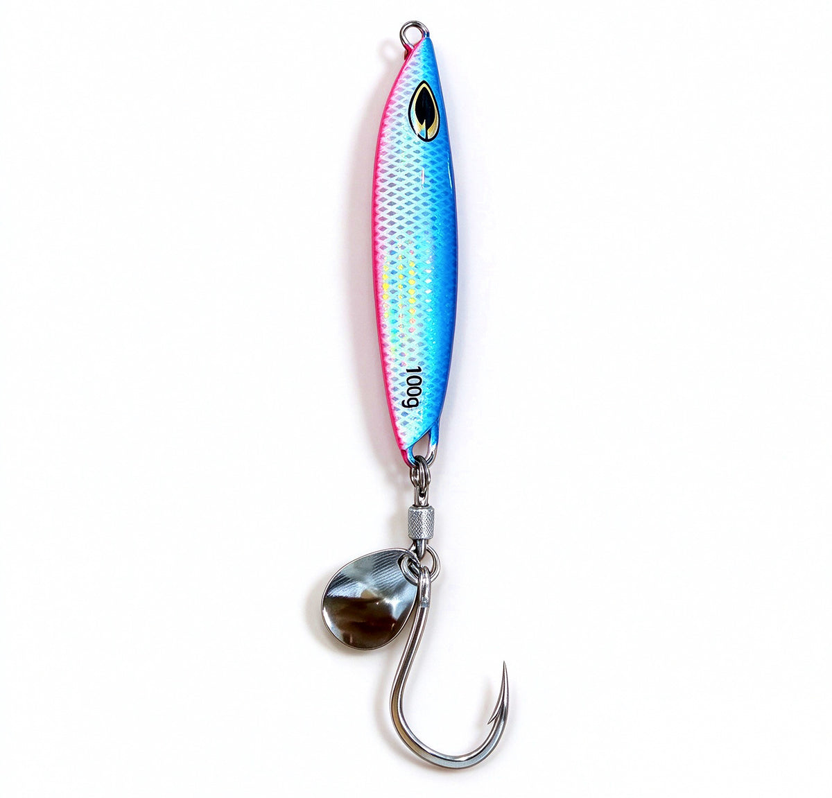 UV Casting Metal Jig w/ Spinner Blade, 80–100 g (2.8–3.5 oz) – product photo
