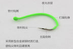 Glow Wacky Worm Hooks, Barbed, Sizes 2–3/0 – product photo