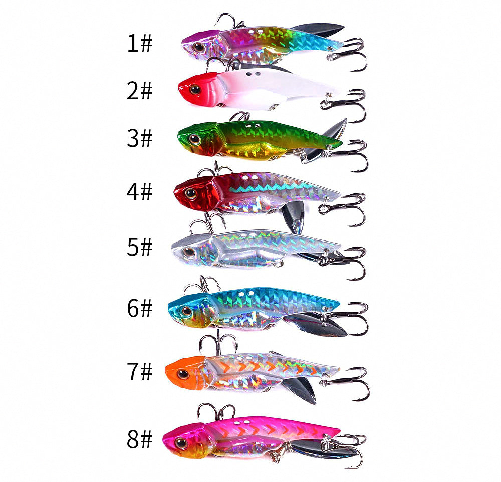 VIB Blade Bait Vibrating Lure, 5 & 5.5 cm, 12 & 16 g – product photo