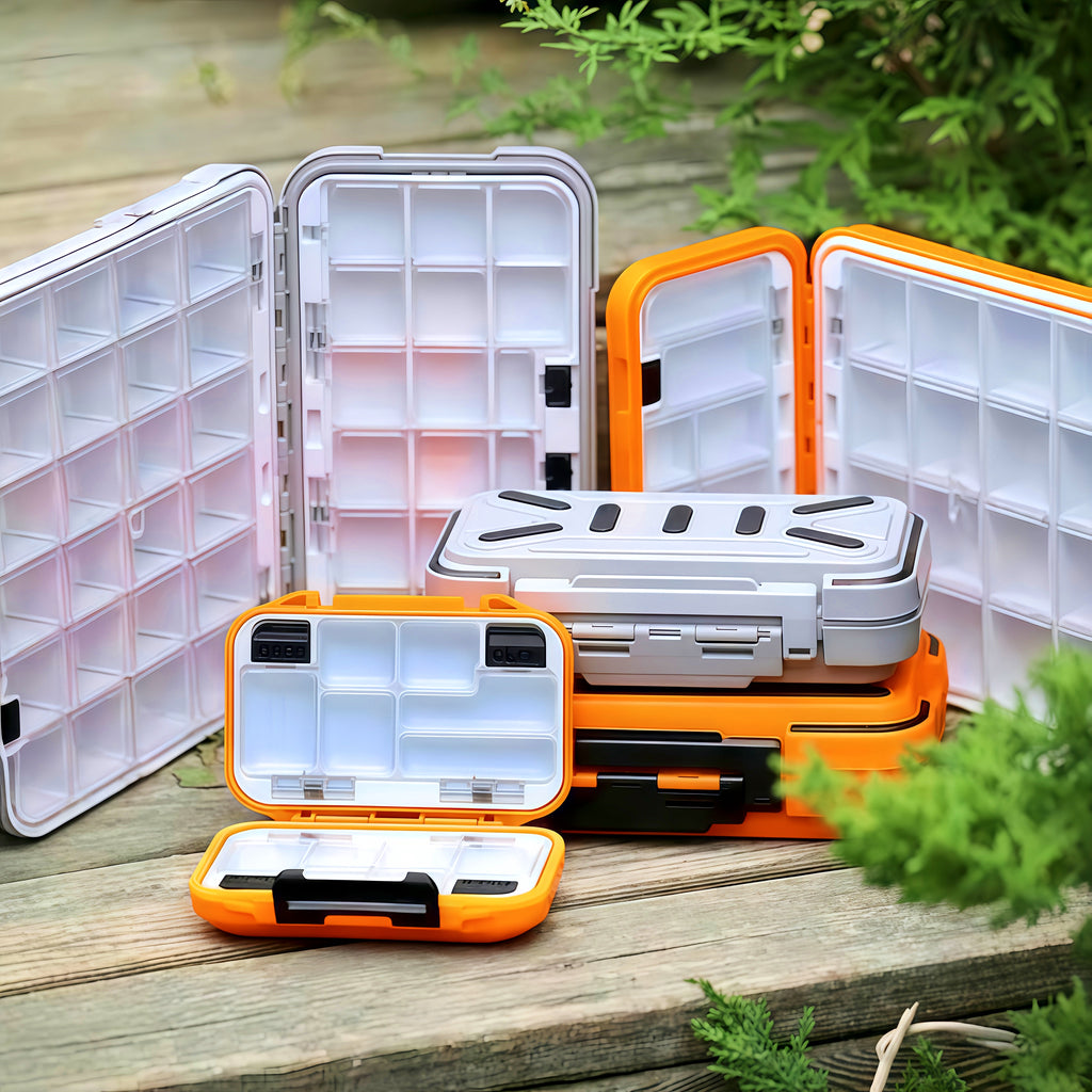 Fishing Tackle Storage Box, Waterproof Lure & Tackle Case – product photo