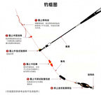 Black Balsa Vertical Fishing Float, Sizes 1–7, Soft Tip – product photo