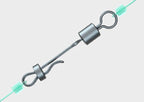 Stainless Steel Quick Snap Swivels with Figure-8 Ring – product photo