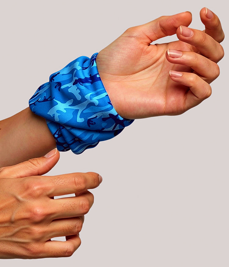 Cooling Neck Gaiter Face Cover, Seamless Ice Silk – product photo