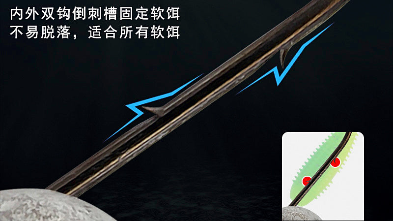 3D Eye Lead Jig Head Hooks, 2.5–7 g (0.09–0.25 oz), 10 pcs – product photo