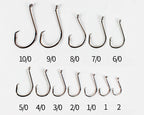 Barbed Offset Circle Hooks, Sizes 4 to 10/0 – product photo
