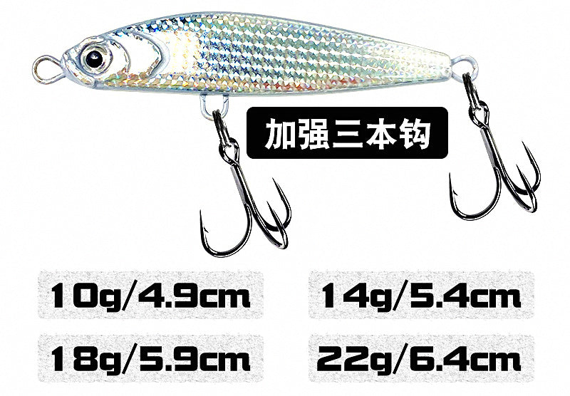Casting Metal Jig, 10–22 g (0.35–0.78 oz), Bare or Rigged – product photo