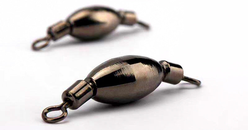 Copper Figure-8 Swivel Sinkers, 0.04–0.65 oz (1.15–18.4 g) – product photo