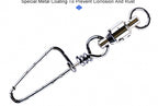 Stainless Steel Bearing Swivel with Snap, Size 1 – product photo