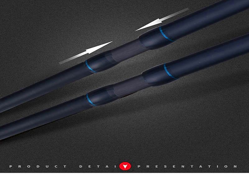 Saltwater Boat Rod, Solid Tip, 2-Piece, 1.65–2.4 m – product photo