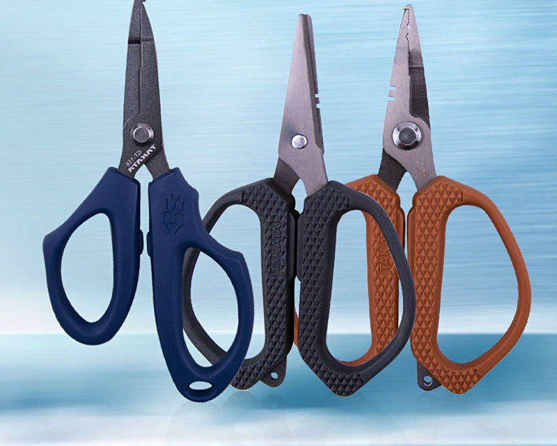Fishing Pliers, Braid Scissors, Fish Gripper & Lanyard – product photo