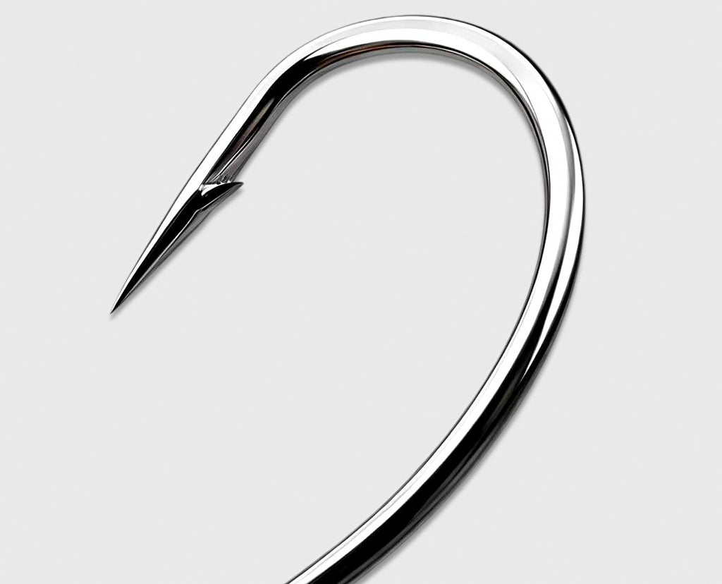 Barbed Soft Worm Hook, Reinforced 3X, Sizes #3 to 3/0 – product photo