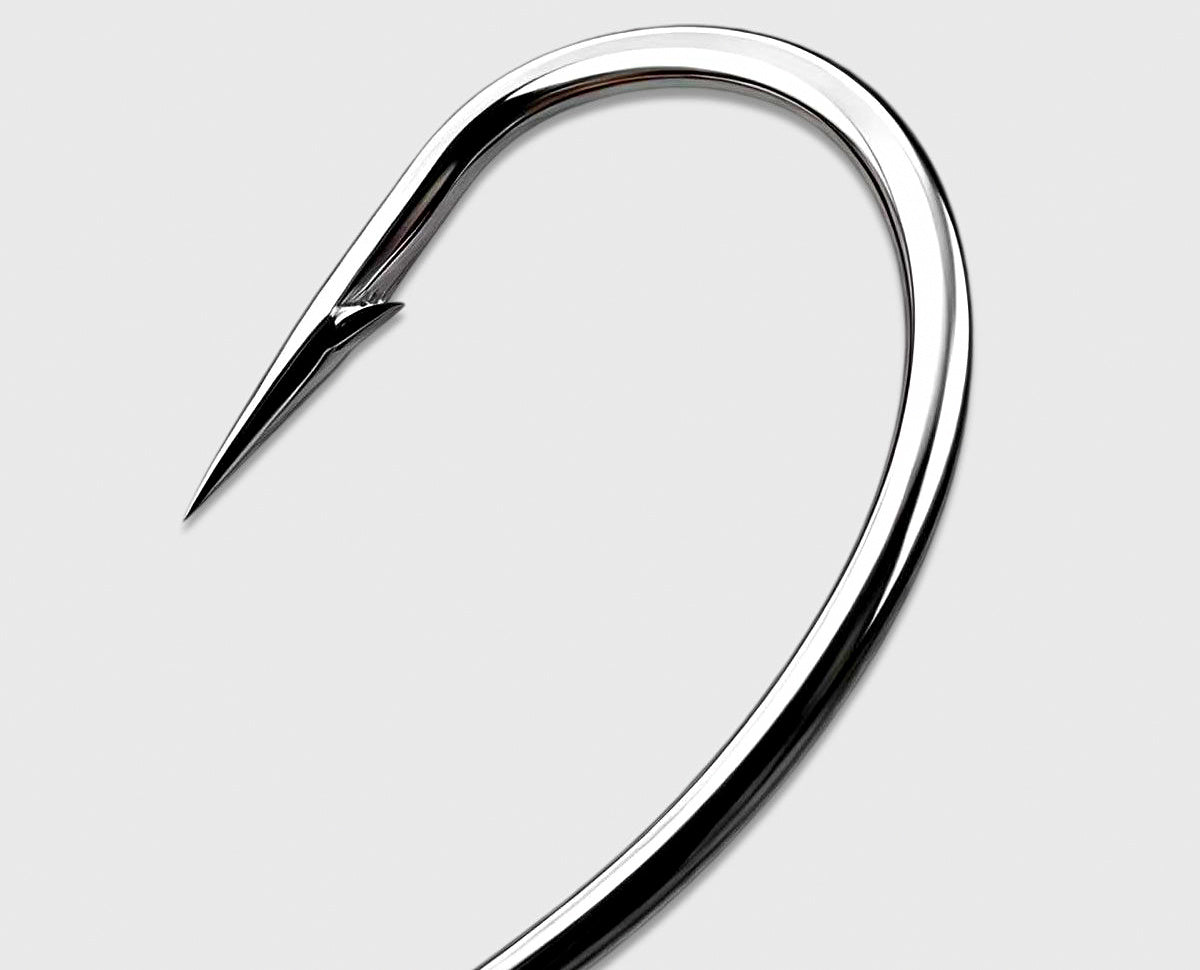 Barbed Soft Worm Hook, Reinforced 3X, Sizes #3 to 3/0 – product photo