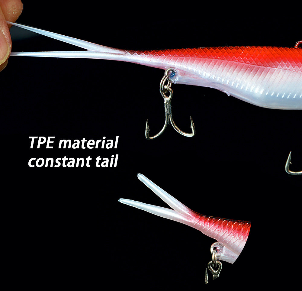 Forked Tail Soft Swimbait w/ Lead Head, 120 mm 36 g (1.3 oz) – product photo