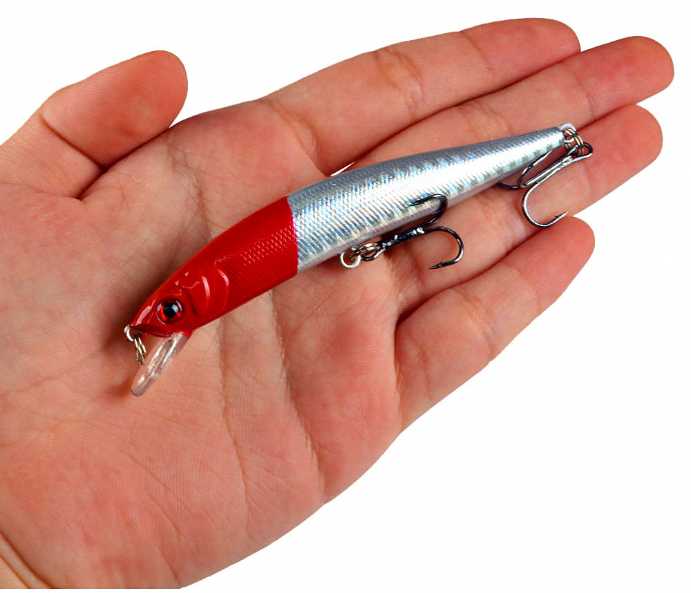 Floating Minnow Hard Bait, 9.5 cm (3.7 in), 8.5 g (0.3 oz) – product photo