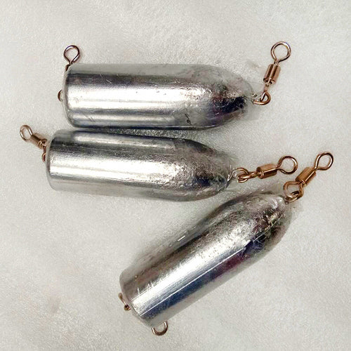 Bullet Sinker with Double Swivel, 15–3000 g (0.5–106 oz) – product photo
