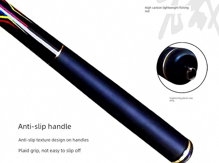 Carbon Rock Fishing Rod, Angled Guides, 4 m or 5 m – product photo