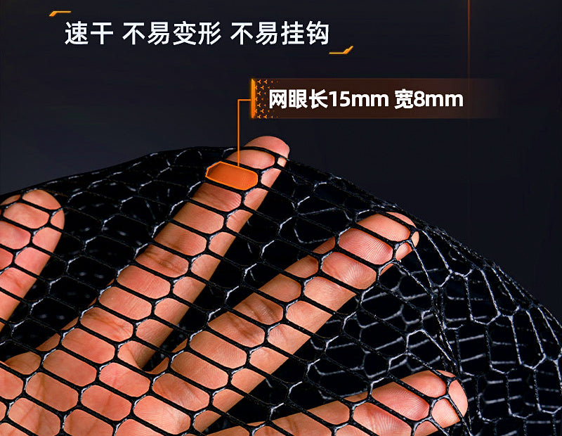 Rubber-Coated Landing Net Head, Aluminum Alloy Frame – product photo