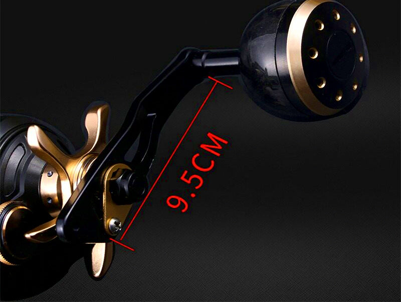 Slow Pitch Baitcasting Reel, 6.3:1, 10 Bearings, Aluminum – product photo