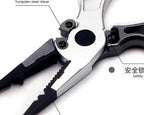 Stainless Steel Fishing Pliers, Eagle-Beak Hook Remover – product photo