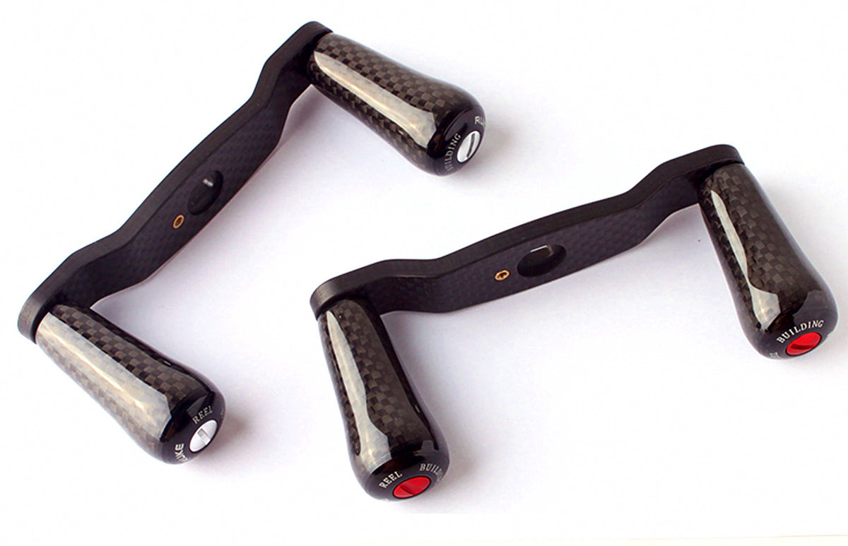 Carbon Fiber Double Arm Baitcasting Reel Handle, 8x5 / 7x4 – product photo