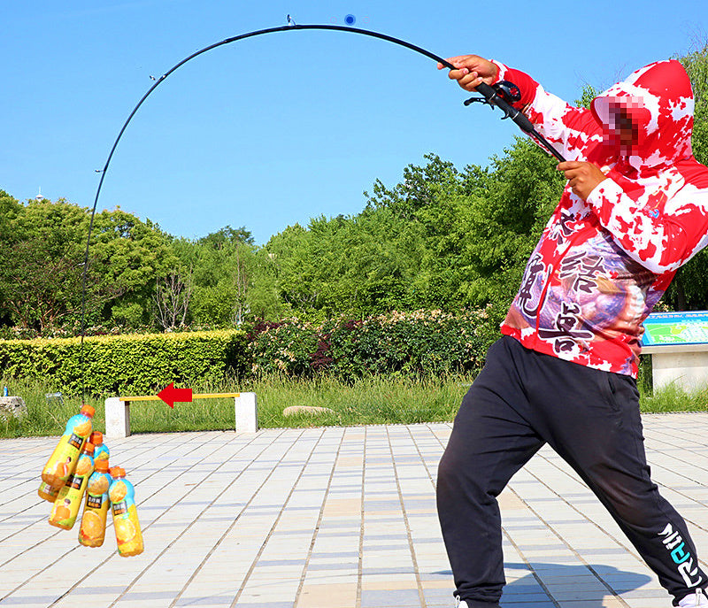 2-Piece Fiberglass Boat Lure Rod, 5'3"–6'11" (1.6–2.1 m) – product photo