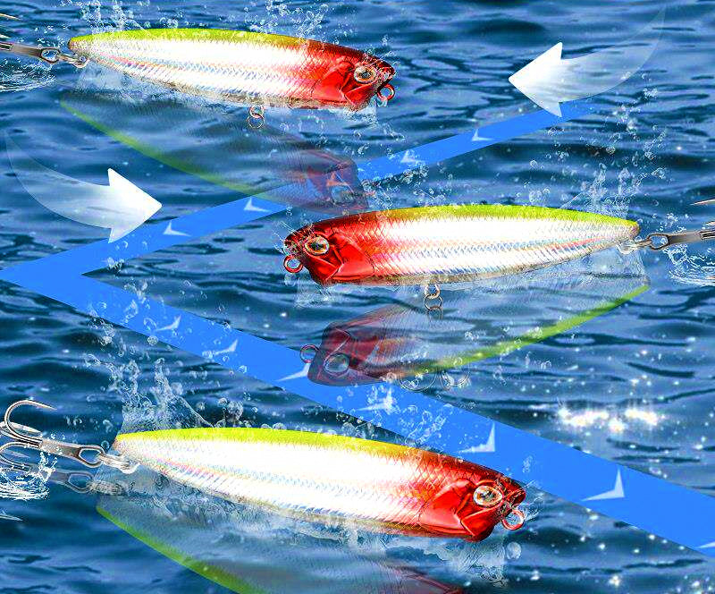 Walk-the-Dog Topwater Pencil Lure 5-Pack, 5.5–14 g (0.19–0.49 oz) – product photo