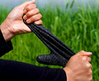 Fish Handling Gloves, Black, Quick-Dry, Optional Magnetic Clip – product photo
