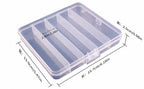 Clear Plastic Lure Box, Tackle Storage Case, Small to XL – product photo