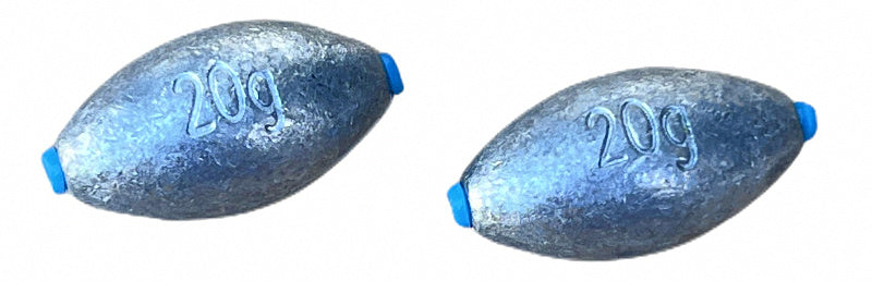 Egg Sinker with Plastic Core, 3–200 g (0.11–7.05 oz) – product photo