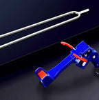 Self-Locking Rod Holder Stand, Aluminum Alloy, Blue – product photo