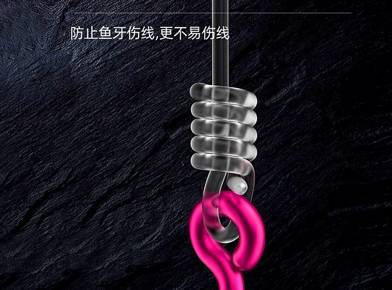 Barbed Tube Eye Hook, Sizes #0.8–#14, 5 Colors – product photo