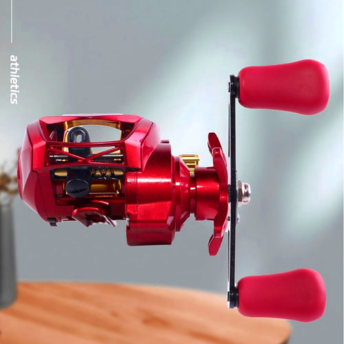 Red Gold Baitcasting Reel 7.2:1, 6+1 BB, Left/Right Hand – product photo