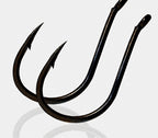 Iseni Eyed Single Hook, Barbed, 10-Pack, Sizes 7–18 – product photo