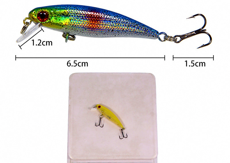 Slow Sinking Minnow Lure, 6.5 cm (2.6 in), 4.3 g (0.15 oz) – product photo
