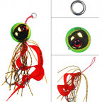 Plated Lead Head Metal Jig with Skirted Hook, 60 g (2.1 oz) – product photo