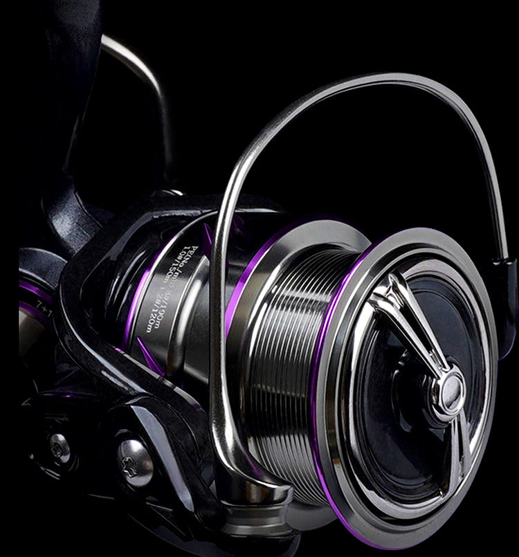 Spinning Reel, Metal Spool, Interchangeable Handle, 8 Bearings – product photo