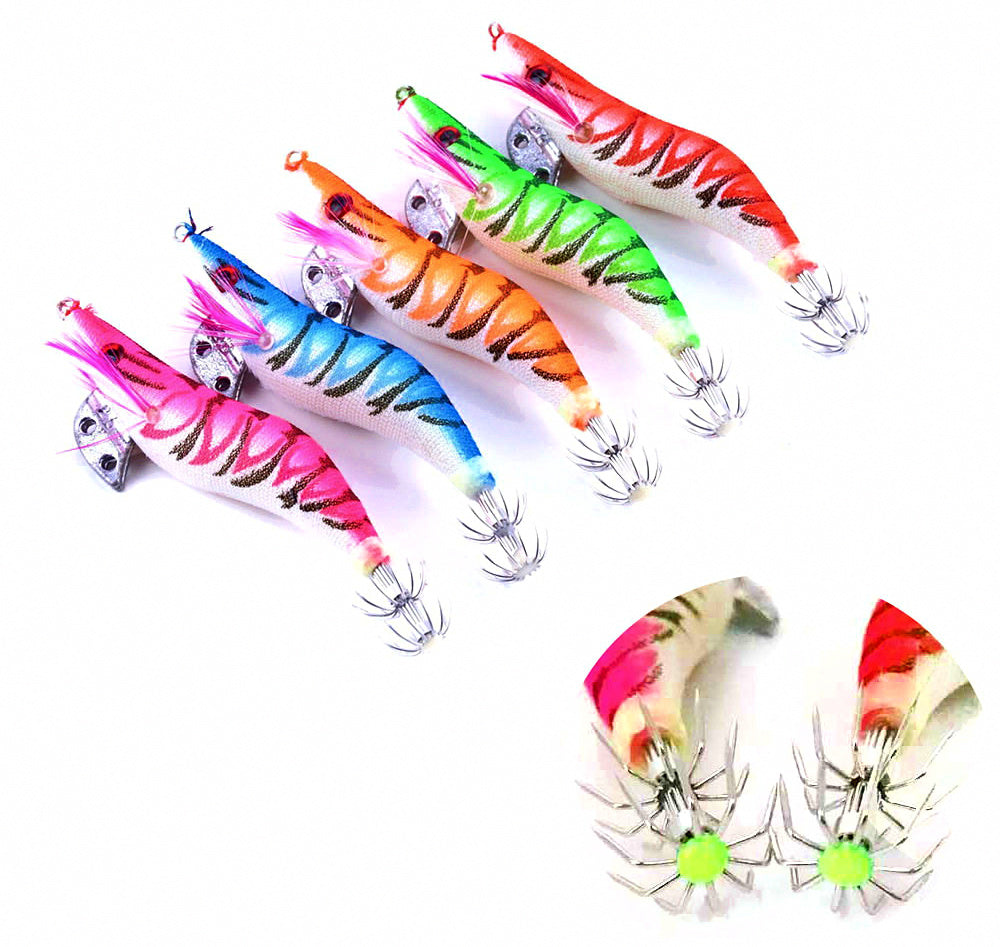 Luminous Wooden Shrimp Lure, 10 cm, 11 g (0.4 oz) – product photo