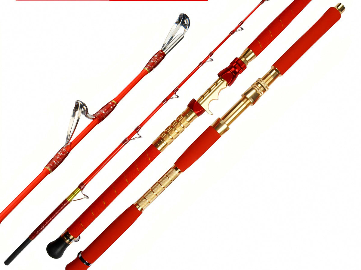 Solid Fiberglass Electric Reel Boat Rod, 1.5–2.7 m (4.9–8.9 ft) – product photo