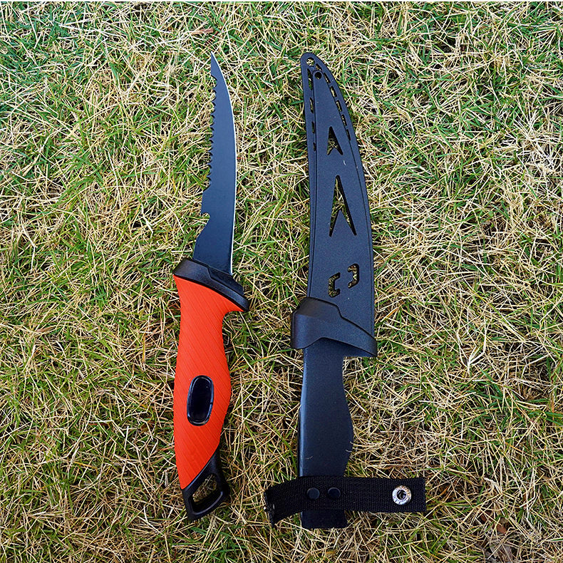 Dive Knife, Stainless Steel, 13 cm (5.1 in) Blade – product photo