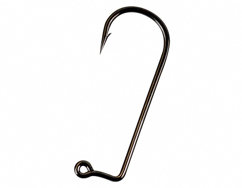 Right-Angle Bent Shank Barbed Hooks, Size 10 to 6/0 – product photo