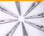 Long Nose Fishing Pliers with Split Ring Tip & Braid Cutter – product photo