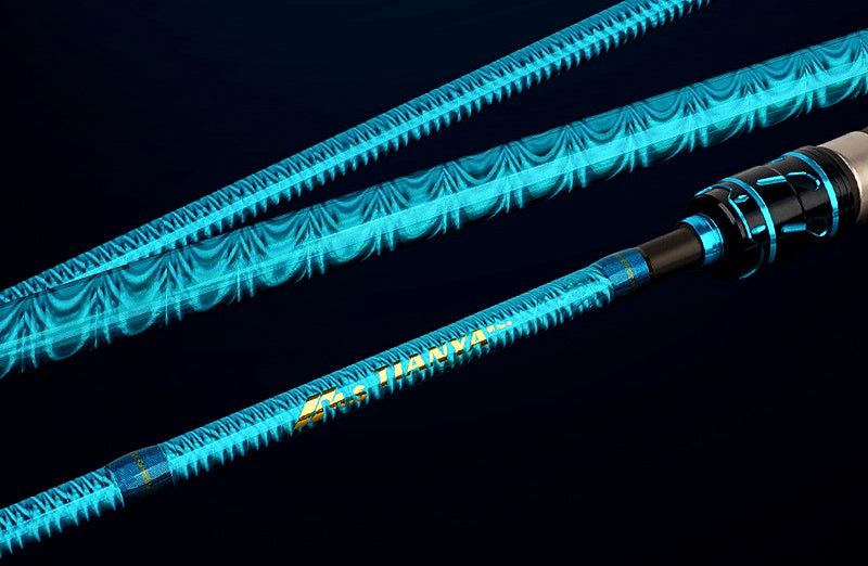 Boat Fishing Rod, 1.98 m (6 ft 6 in), Titanium Tip, 60–350 g – product photo