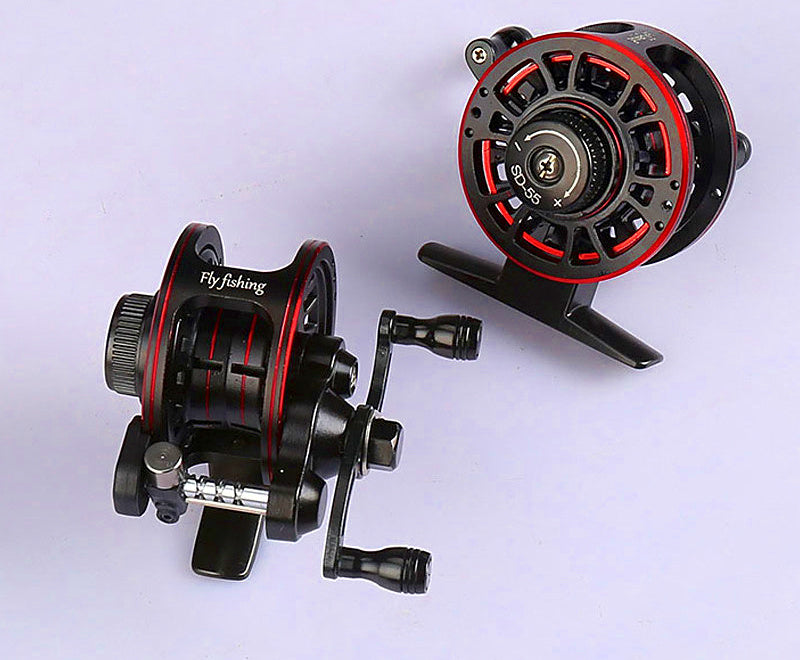 2000 Size Front Drag Spinning Reel, 3 Bearings, Black – product photo