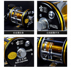 All-Metal Round Baitcasting Reel, 4000 & 5000 Sizes – product photo