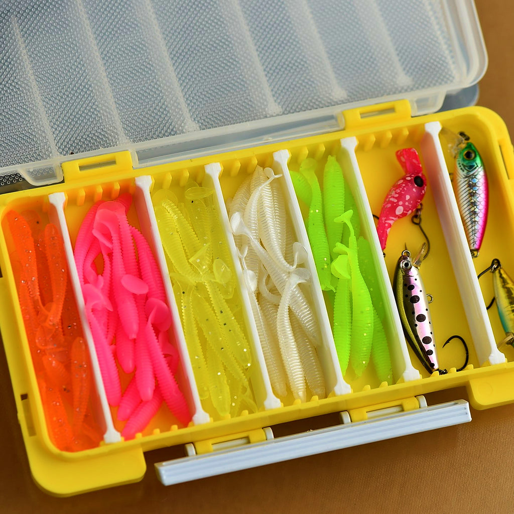 Slim Plastic Lure Box for Soft Baits, Hooks & Jigheads – product photo