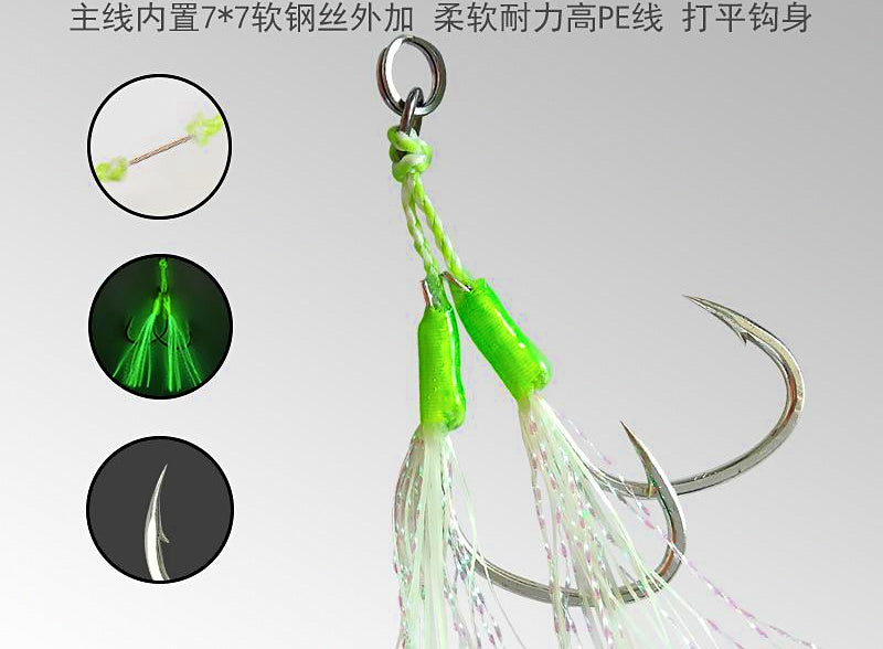Glow Speed Jigging Metal Jig, 80–400 g (2.8–14.1 oz) – product photo